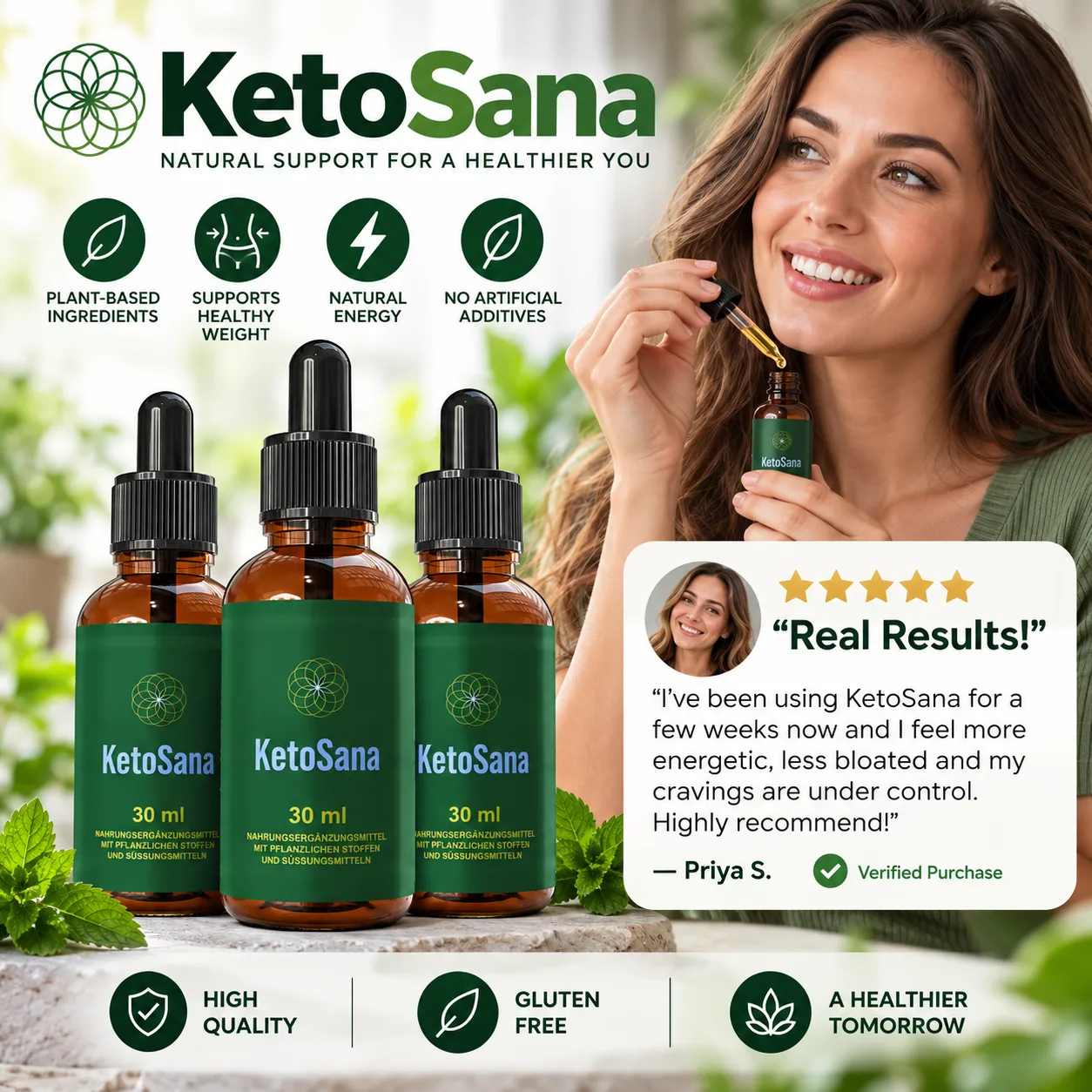 KetoSana real results banner